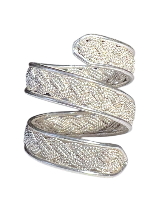 Anillo Flor de Espiral