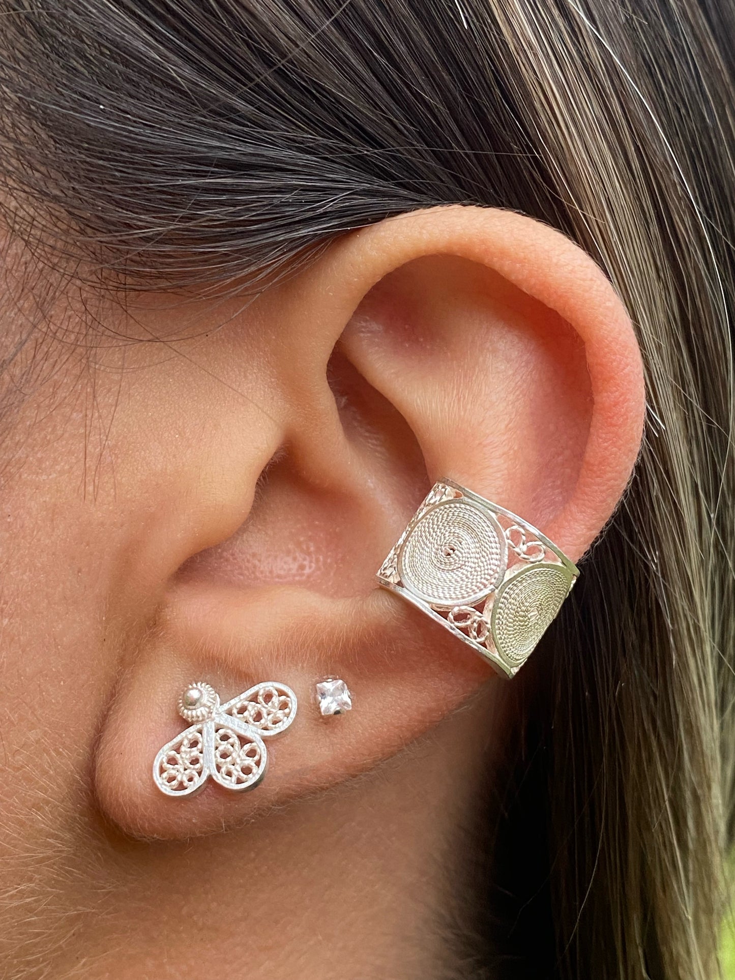 Aretes Trebol de Caracoles