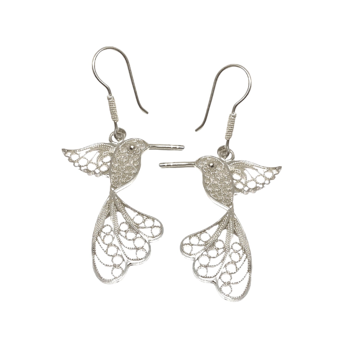 Aretes Colibrí de Gancho