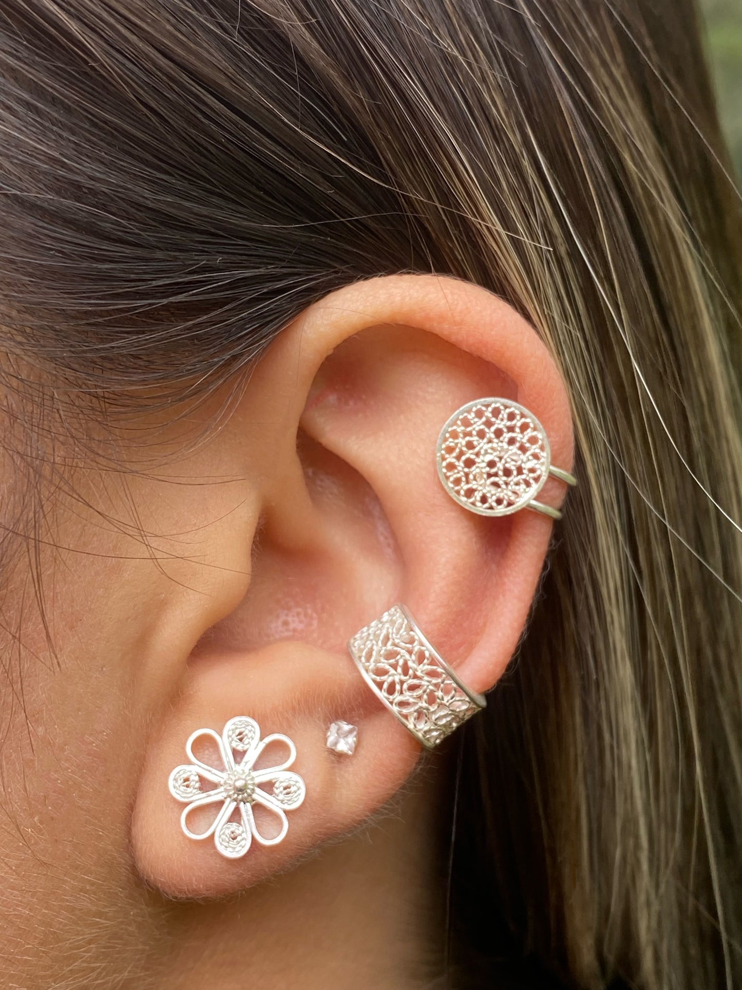 Aretes de Girasoles