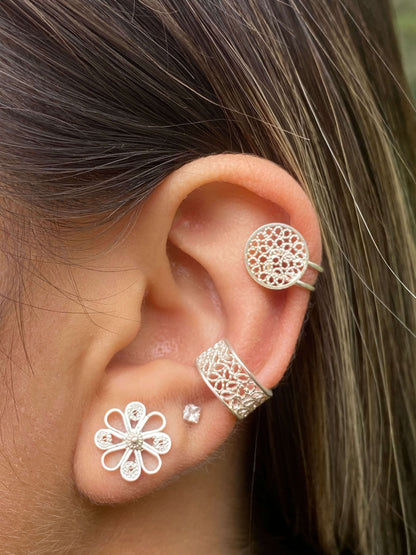 Earcuf Rectangular de Caracoles