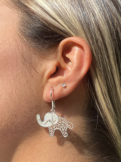 Aretes de Elefantes