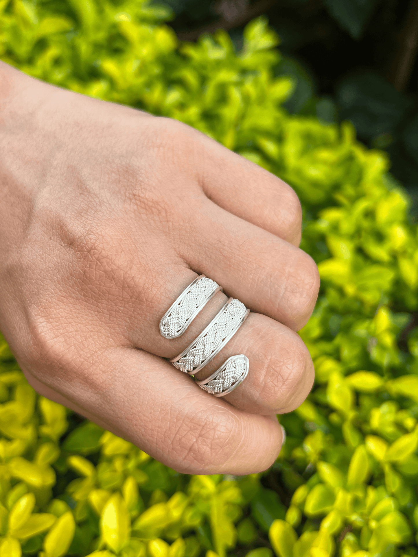 Anillo Flor de Espiral