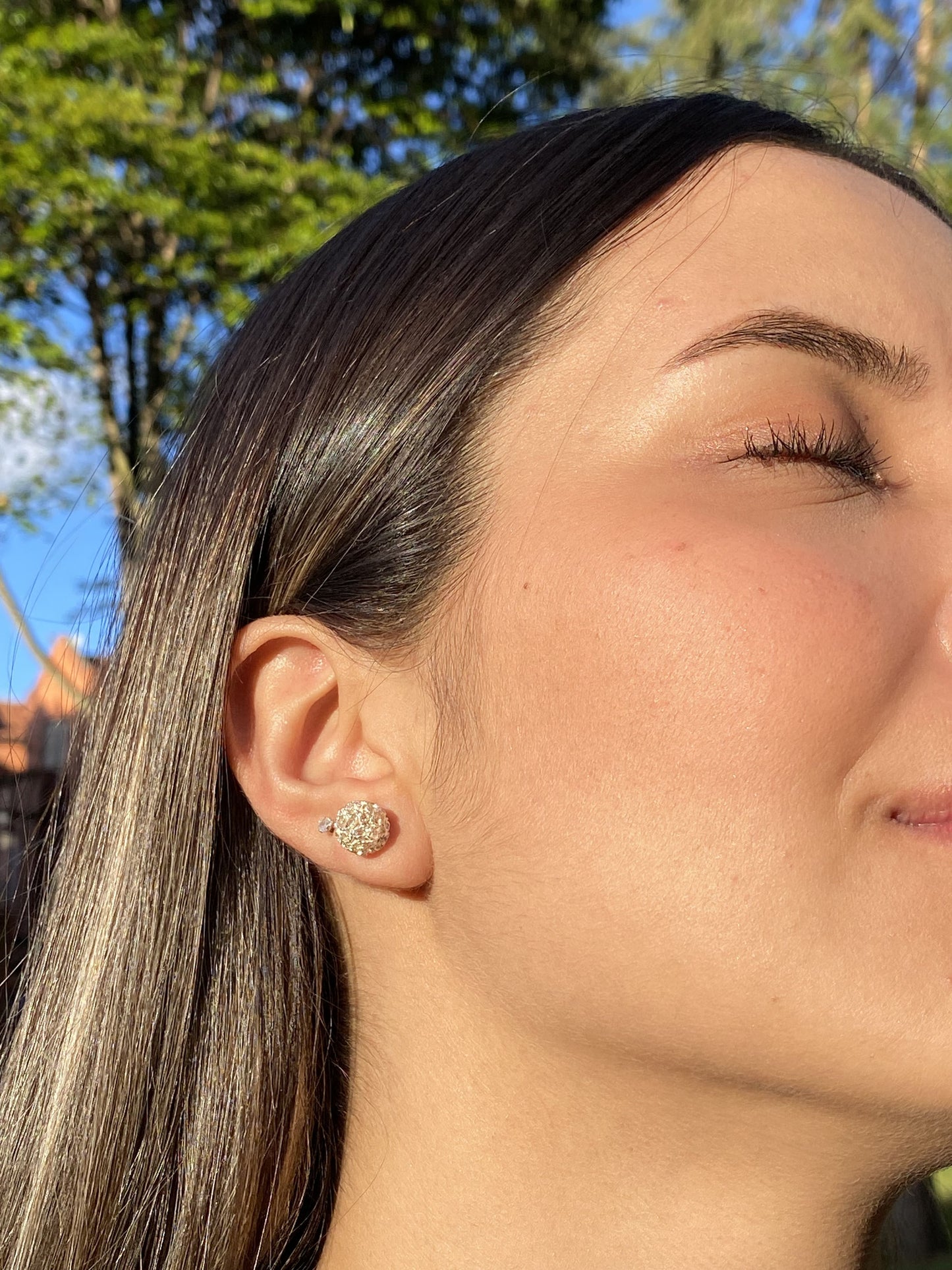 Aretes Bola de Nieve