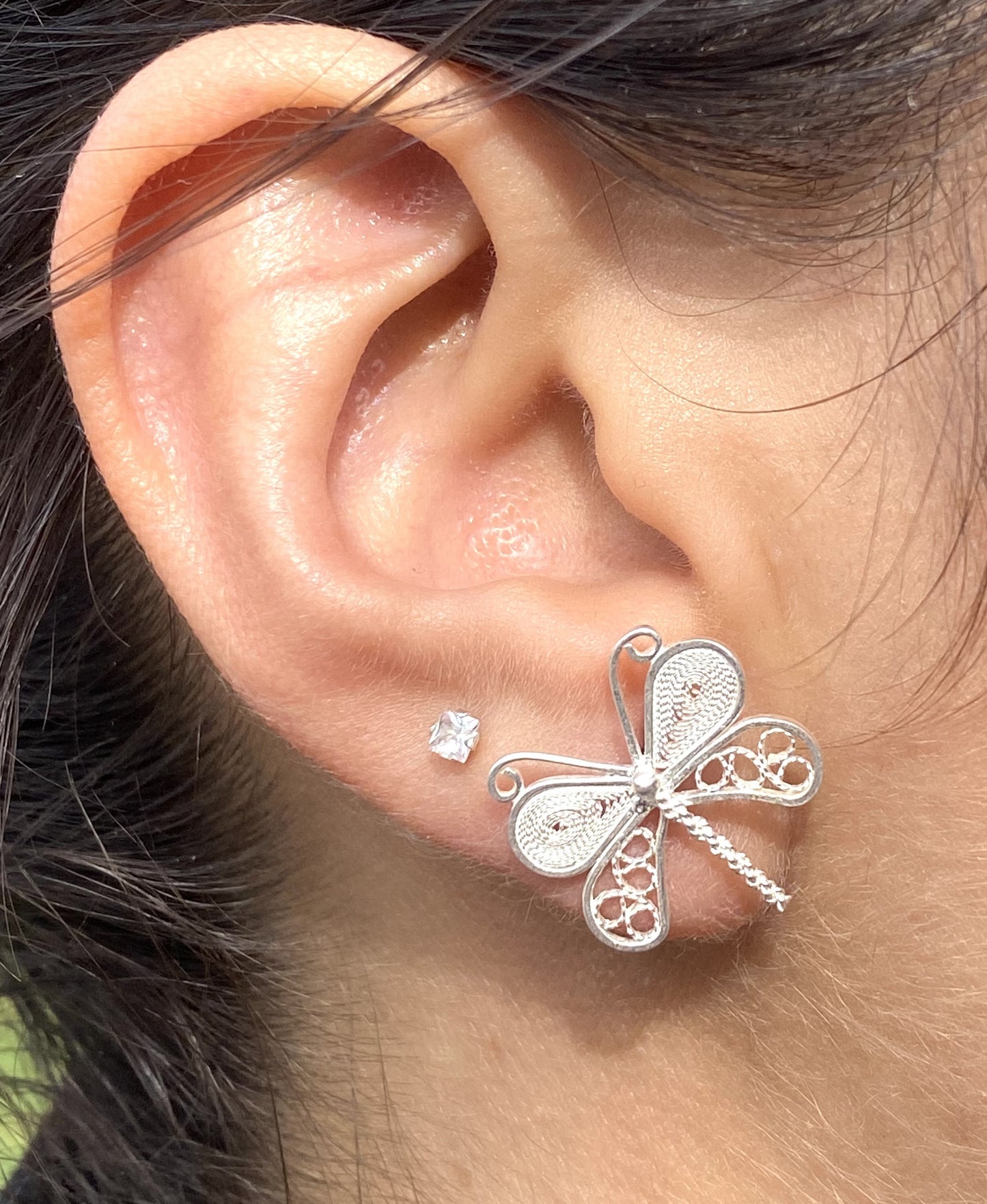 Aretes Libelula