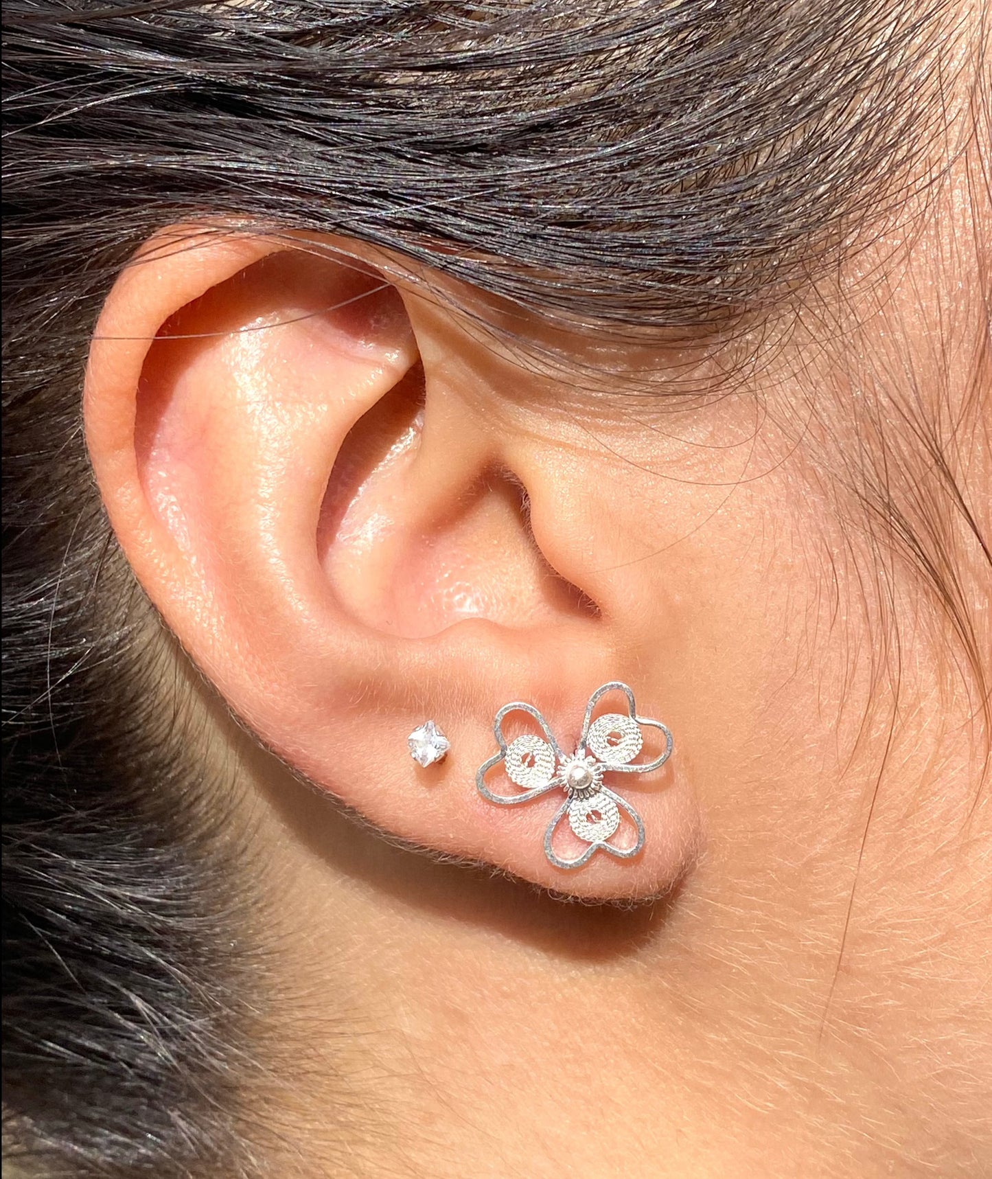 Aretes Flor Trinidad