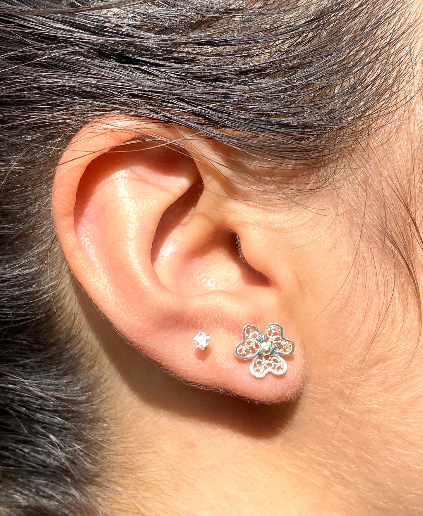 Aretes Rosa de Caracoles