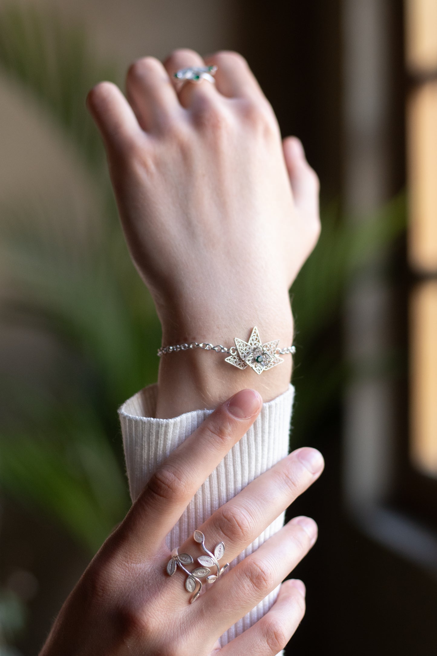 Brazalete Flor Etéreo