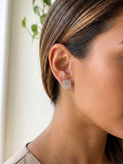 Aretes Luna Llena
