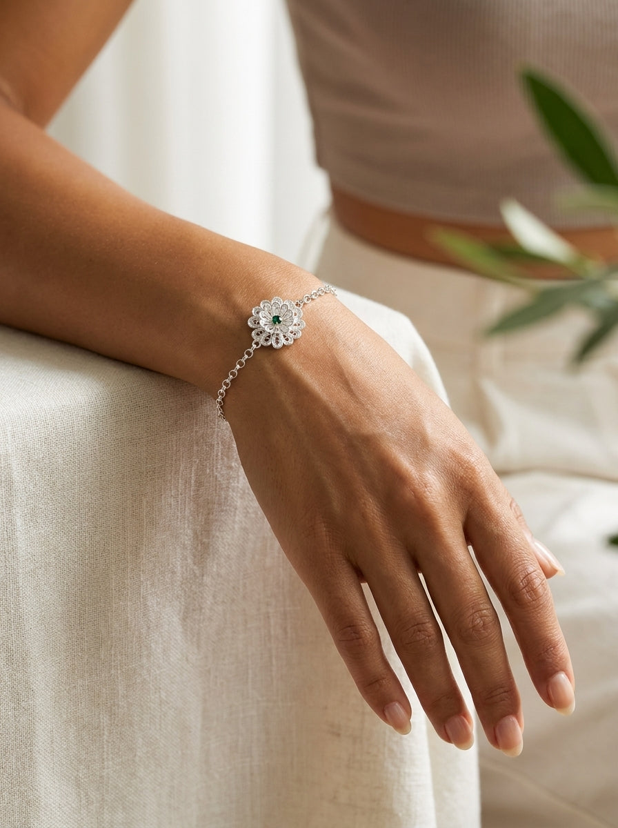 Brazalete Flor de Serendipia