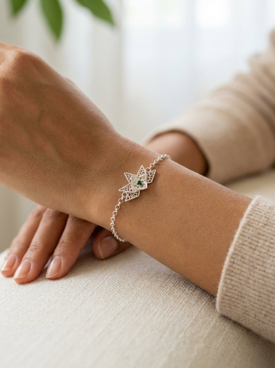 Brazalete Flor Etéreo